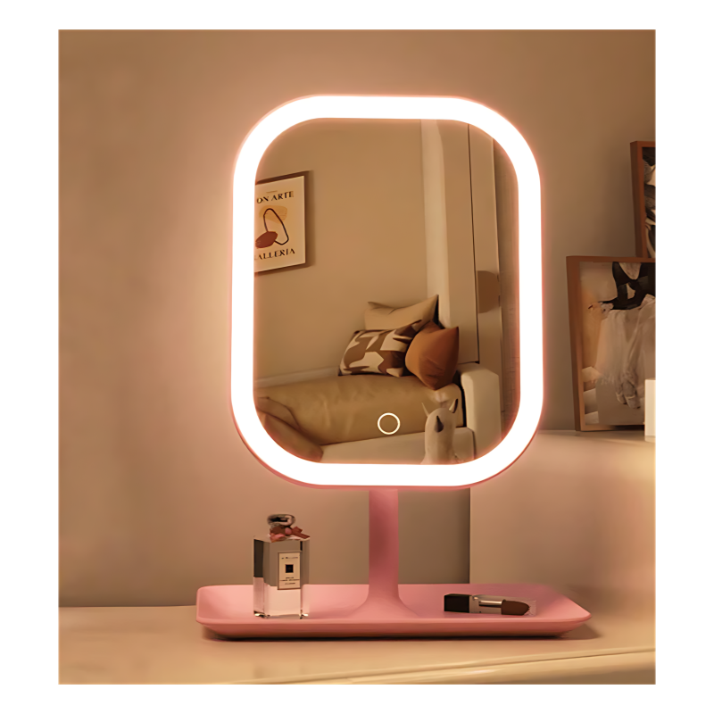 LED Mirror with Stand
