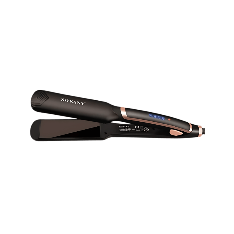 Sokany Professional Ceramic Hair Straightener Flat Iron with LED Display