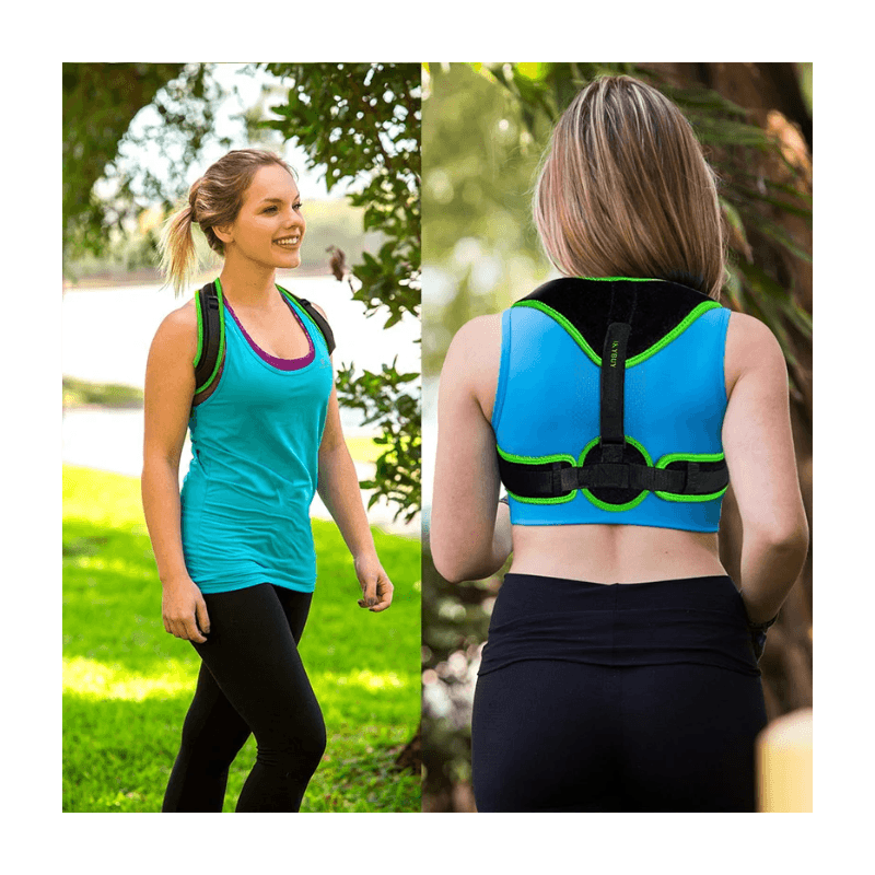2 in 1 Posture Corrector and Back Brace Support Device