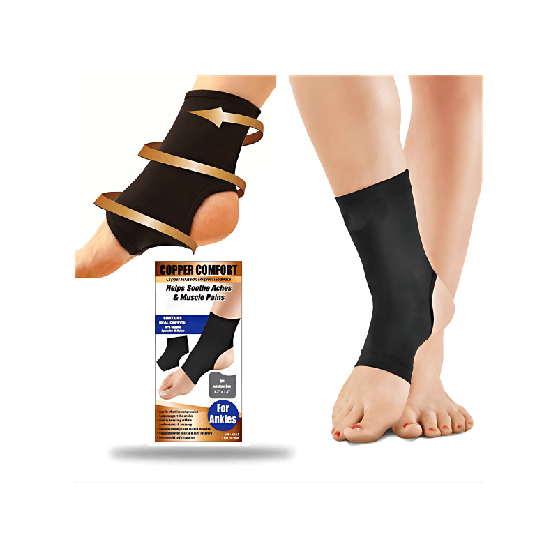 Copper Fit Ankle Sleeve - Enhanced Comfort & Support