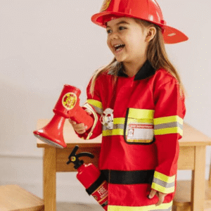 Fireman Role Play Costume Set with Accessories