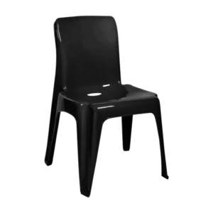 Heavy Duty Plastic Chair with Comfortable Ergonomic Design