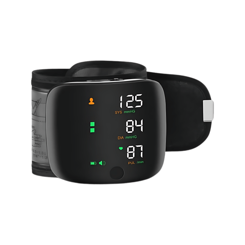 Rechargeable Voice Control Smart Electronic Wrist BP Monitor